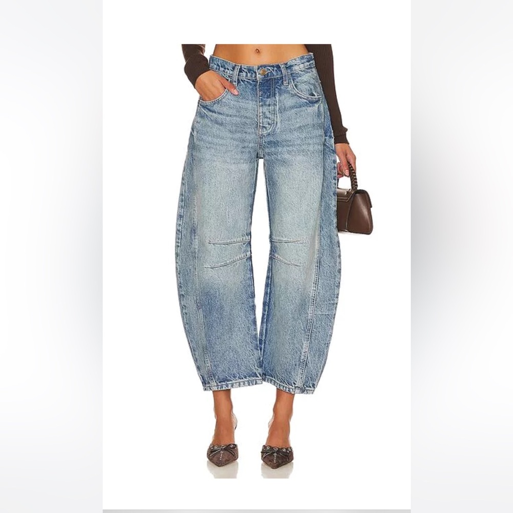 Free People Good Luck Mid Ride Barrel SZ 24